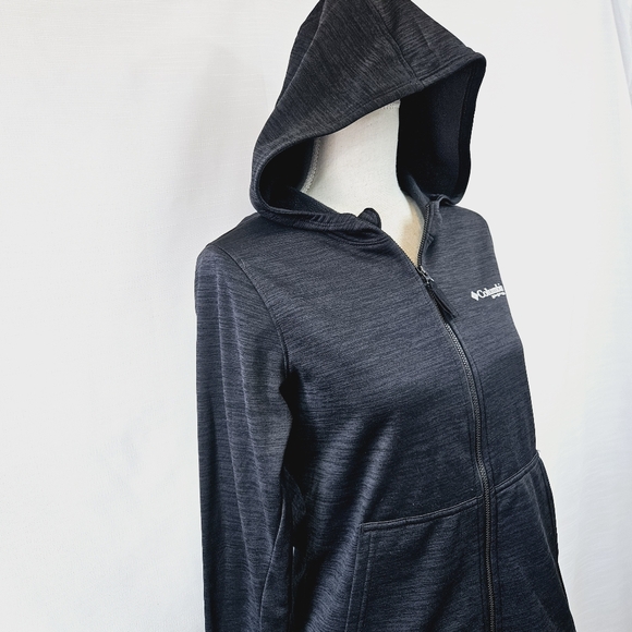 Columbia PFG Black Full Zip Jacket size Medium - Picture 3 of 9